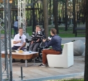 Od lewej Michał Kobrzyński, Wojciech Kowalczyk oraz Rafał Patyra Od lewej Michał Kobrzyński, Wojciech Kowalczyk oraz Rafał Patyra