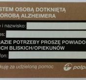 Naklejki dla osób dotkniętych choroba Alzheimeraa Naklejki dla osób dotkniętych choroba Alzheimeraa