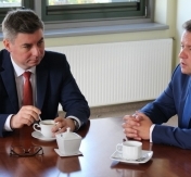 Zdjęcie: spotkanie z ministrem Janem Grabcem