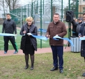 Zdjęcie: otwarcie siłowni plenerowej