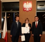 Zdjęcie: uroczystość wręczenia odznak honorowych