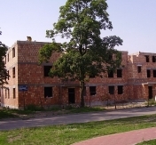 Budynek wielorodzinny w trakcie budowy Budynek wielorodzinny w trakcie budowy