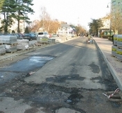 Ulica 3-Maja w trakcie budowy Ulica 3-Maja w trakcie budowy