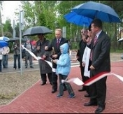 Przecięcie wstęgi na ul. Długiej