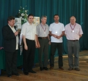 od lewej T.Luzak, P.Zadrożny, St.Kraszewski, S.Sierocki, A.Sasin