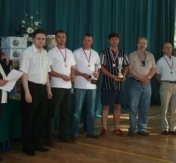 od lewej T.Luzak, P.Zadrożny, S.Sierocki, K.Kos, S.Cieślak, W.Andruk, G.Czernohorski