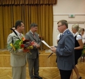 Prezydent Roman Smogorzewski otrzymał Medal za Zasługi dla Policji od Komendanta