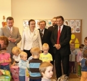 Od lewej: Roman Smogorzewski, Katarzyna Hall, Ryszard Brański, Andrzej Piętka i Zenon Durka Od lewej: Roman Smogorzewski, Katarzyna Hall, Ryszard Brański, Andrzej Piętka i Zenon Durka