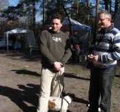 Zastępca Prezydenta Piotr Zadrożny ze swoim czworonogiem Zastępca Prezydenta Piotr Zadrożny ze swoim czworonogiem