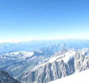 Widok z Mont Blanc 4810 m n.p.m. Widok z Mont Blanc 4810 m n.p.m.