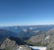 Widok z Grossglockner 3798m n.p.m. Widok z Grossglockner 3798m n.p.m.