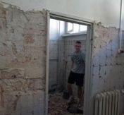 Budowa łazienki dla najmłodszych uczników Zespołu Szkół nr 3.