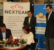 Zdjęcie: podpisanie umowy z Nexteam Zdjęcie: podpisanie umowy z Nexteam