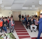 Na zdjęciu widok ogólny sali z mieszkańcami nowego ploku Na zdjęciu widok ogólny sali z mieszkańcami nowego ploku