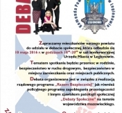 Plakat do Debaty Społecznej Plakat do Debaty Społecznej