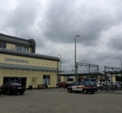 Parking i wiata przystanku autobusowego Parking i wiata przystanku autobusowego