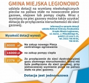 Informacji o dotacjach udziela Referat Ochrony Środowiska pokój 3.14 lub 3.15 Urzędu Miasta Legionowo, tel. 22 766 4066