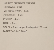 Lista potrzebnych rzeczy Lista potrzebnych rzeczy