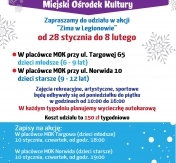 Program MOK Legionowo - Akcja Zima w mieście