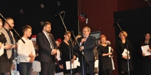 Prezydent Piotr Zadrożny oraz Przewodniczący Rady Ryszard Brański