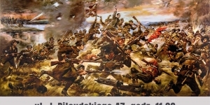 Plakat promujący pielgrzymkę do Radzymina Plakat promujący pielgrzymkę do Radzymina