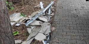 Na zdjęciu gruz