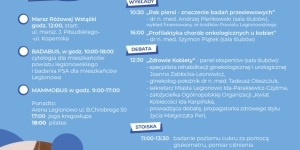 Plakat promujący Dzień Promocji Zdrowia w Legionowie Plakat promujący Dzień Promocji Zdrowia w Legionowie