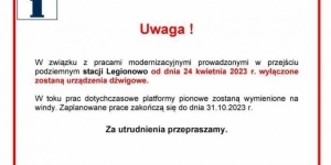 Na grafice informacja o wyłączeniu platform Na grafice informacja o wyłączeniu platform