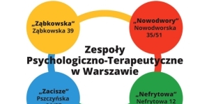 Plakat informujący o bezpłatnej pomocy Poradni Rodzinnej