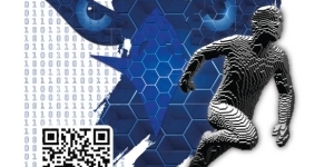 Plakat informujący o II Przełajowym Biegu Cyberżołnierza