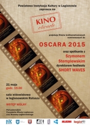 Plakat z zaproszeniem na kino otwarte