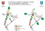 Objazdy po zamknięciu odcinka ul. Krakowskiej