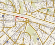 Mapka utrudnień w ruchu w dniach 19.06.2015r. - 03.08.2015r.