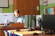 Zdjęcie: pokazowa lekcja informatyki w ZS1