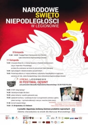 Zdjęcie: plakat Obchody Narodowego Święta Niepodległości