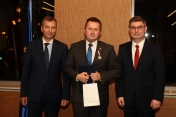 Zdjęcie: uroczystość wręczenia odznak honorowych