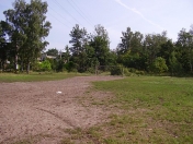 Plac przed rozpoczęciem budowy