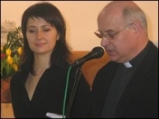 ks. Andrzej Chibowski i Małgorzata Czajka
