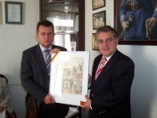 Prezydent Miasta Legionowo Roman Smogorzewski i Burmistrz Miasta Alzenau Walter Scharwies