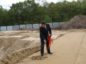 Prezydent Roman  Smogorzewski wbija 