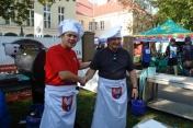 Roman Smogorzewski - Prezydent Miasta Legionowo wraz z Wiesławem Karnasiewiczem - Przewodniczącym Rady Miasta Legionowo