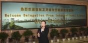 Powitanie na Międzynarodowej Konferencji Miast Partnerskich w mieście Jiujiang
