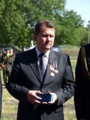 Prezydent Roman Smogorzewski  odznaczony medalami