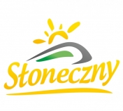Logo Kolei Mazowieckich z napisem słoneczny