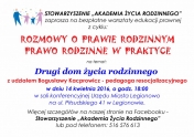 Plakat informujący o cyklach warsztatów