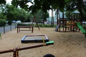 Wyremontowany plac zabaw