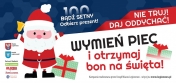 Baner promujący akcję wymień piec
