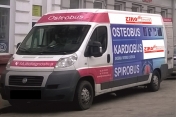 Na zdjęciu mobilny punkt