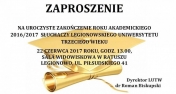 Zaproszenie na zakończenie roku akademickiego LUTW