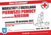Warsztaty z udzielania pierwszej pomocy przedmedycznej dzieciom